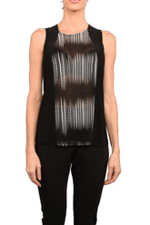 "Black" Wide Strap Cami -CN57