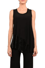 Black Tank Top "Notte"-cp757