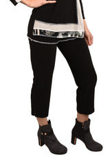 Cropped Pants "Noir" -PC590