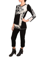 Cropped Pants "Noir" -PC590