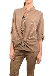 Blouse "Taupe" -BLIT55684